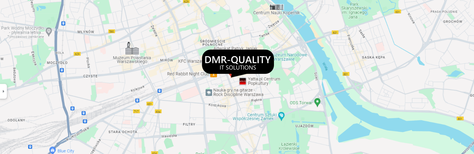 dmr-quality mapa warszawa